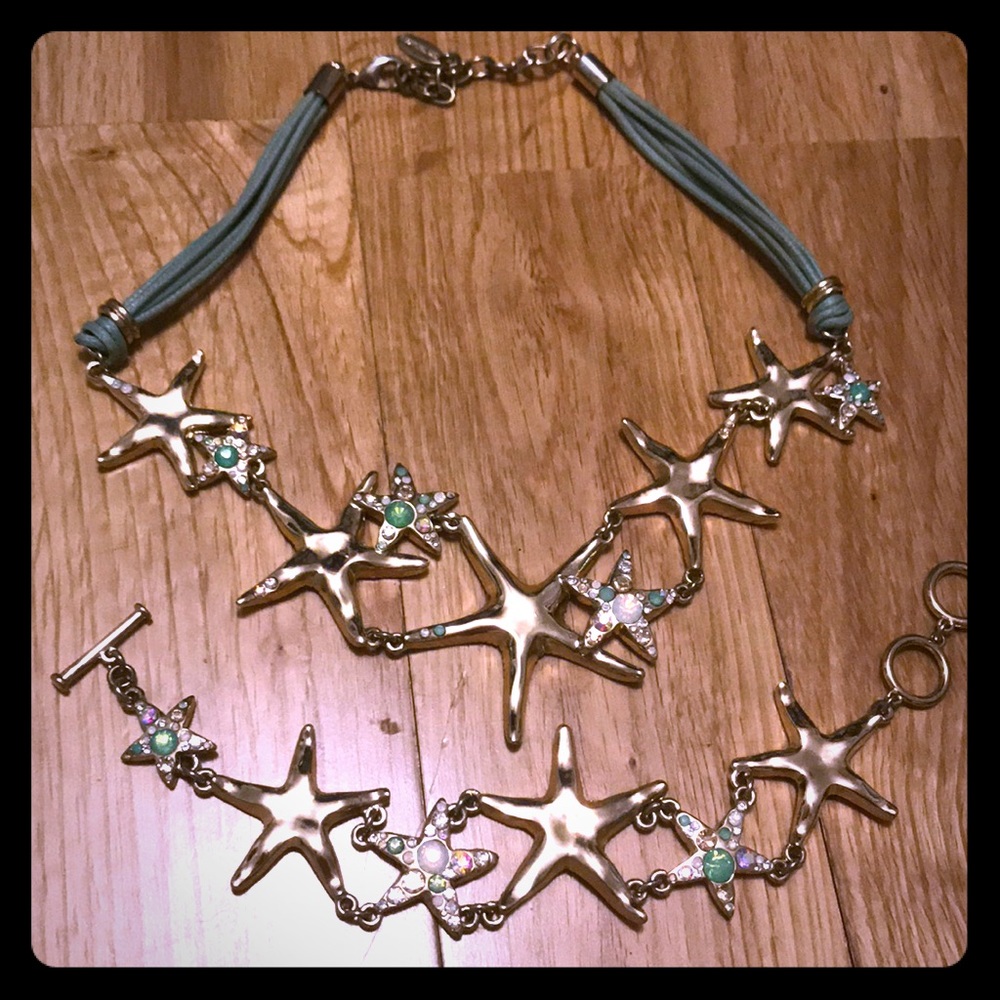 St. Thomas Starfish Necklace and Bracelet